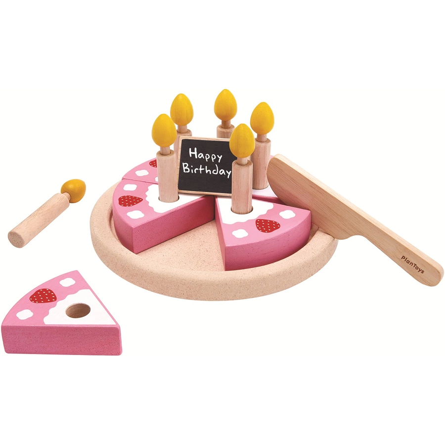 PlanToys Geburtstagskuchen Set