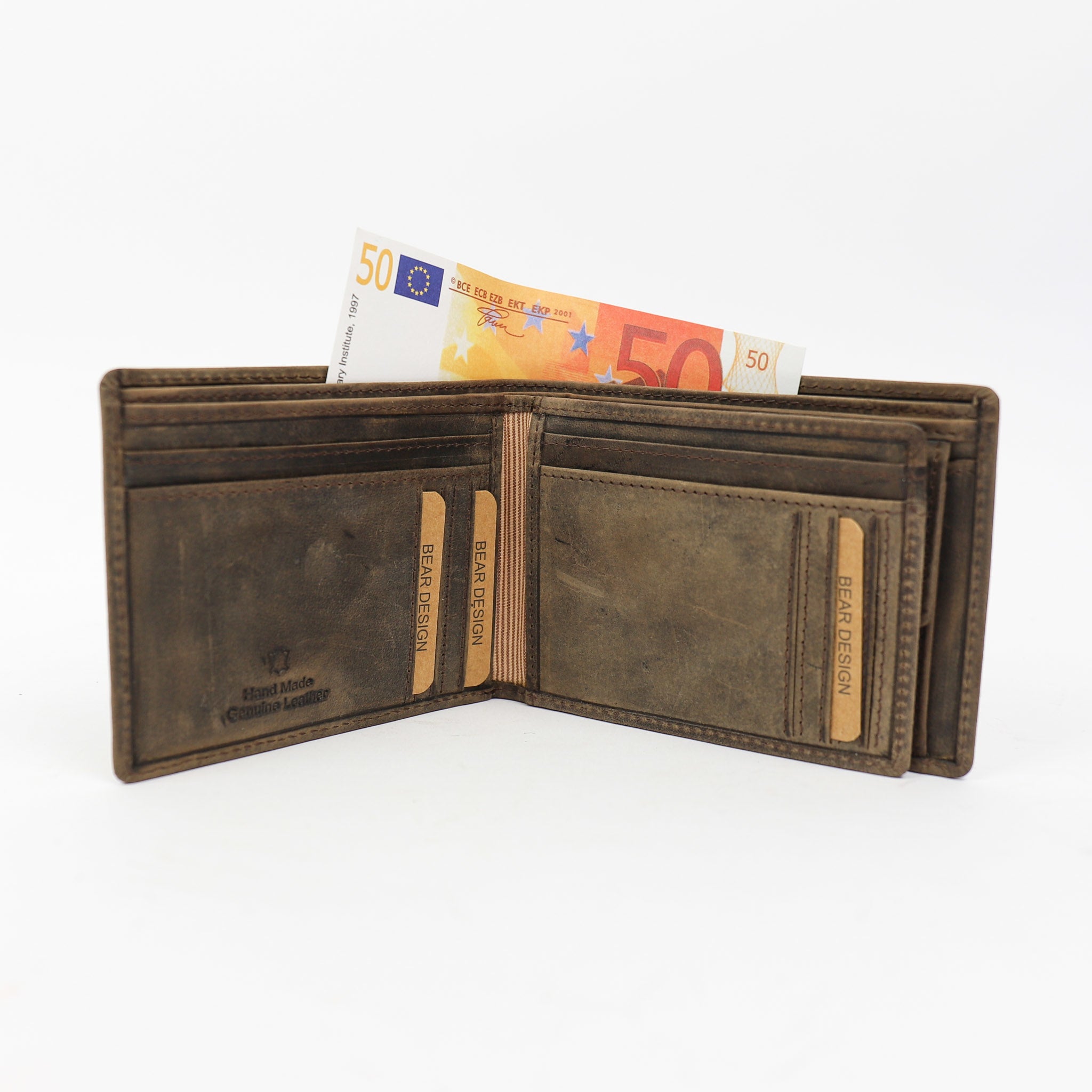Billfold 'Floris' bruin Bruin
