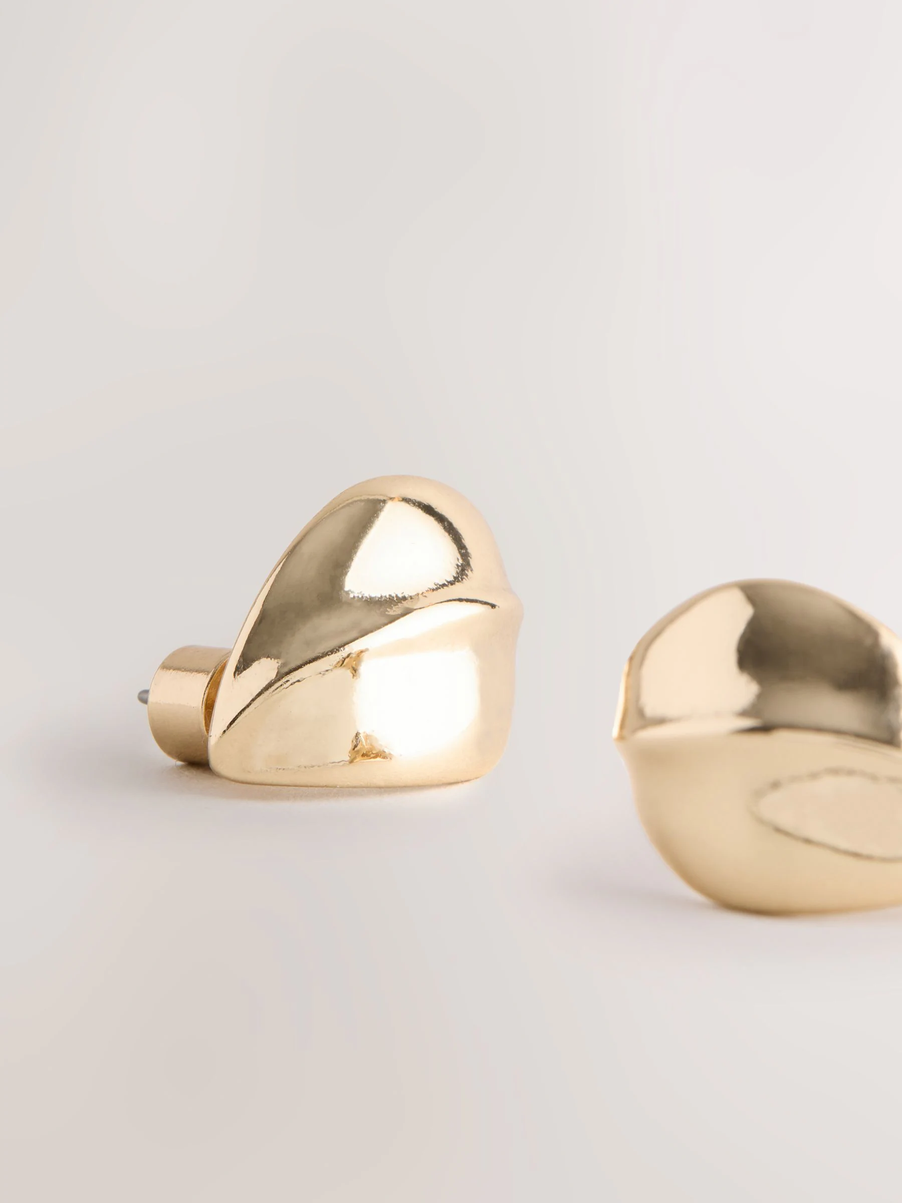 Goudkleurig - Bouton Stud Earrings