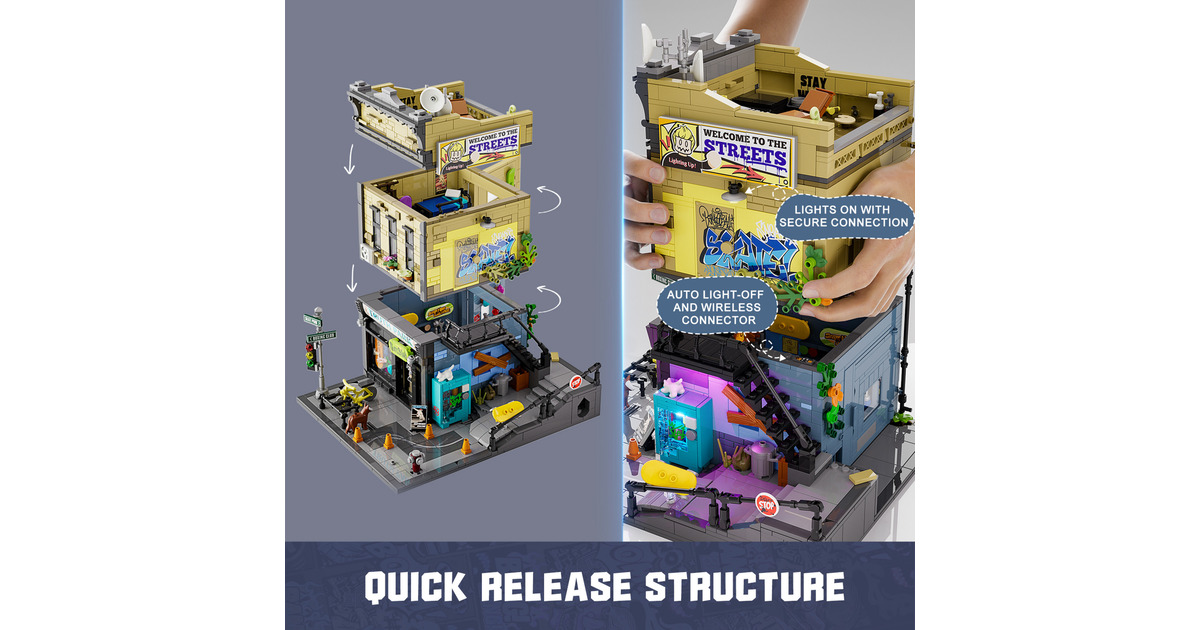 LumibricksStreet Fusion - Skate Shop Constructiespeelgoed  (F9051)