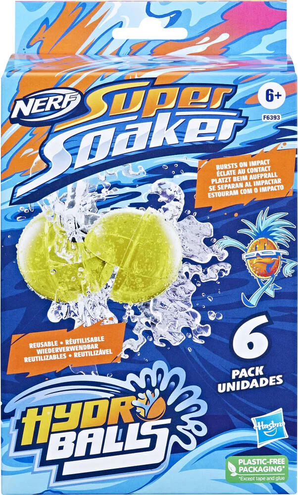 NERF SUPER SOAKER HYDRO BALLS PACK DE 6