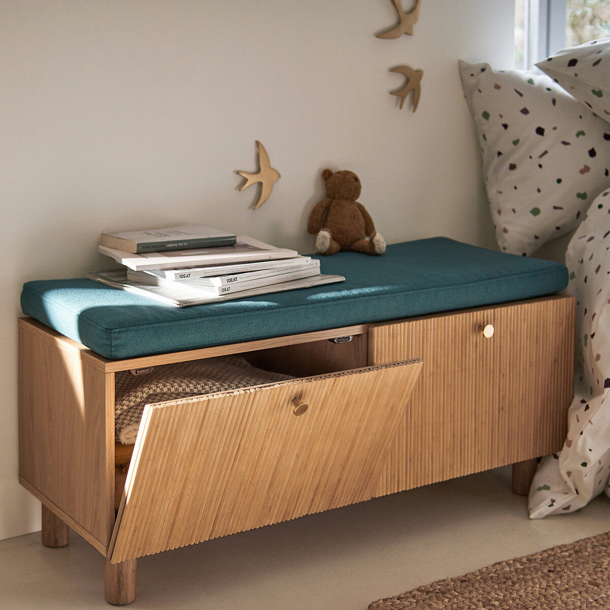 LA REDOUTE INTERIEURS<br>Conjunto de 3 decorações de parede de pássaros, Strakaza