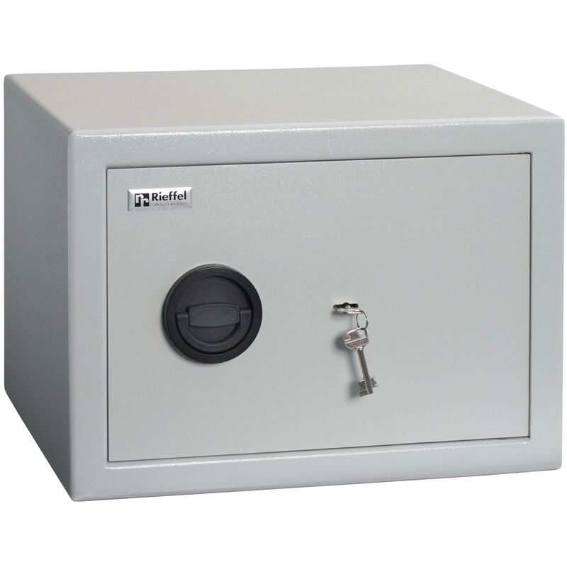 Rieffel Möbeltresor MT 350, 48 x 41 x 35 cm, lichtgrau RAL 7035