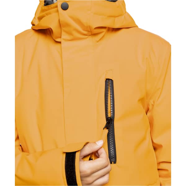 Veste de ski QUIKSILVER MISSION SOLID YTH JK ORANGE PEPPER