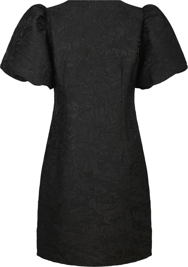 Neo Noir Sika Brocade Dress Black