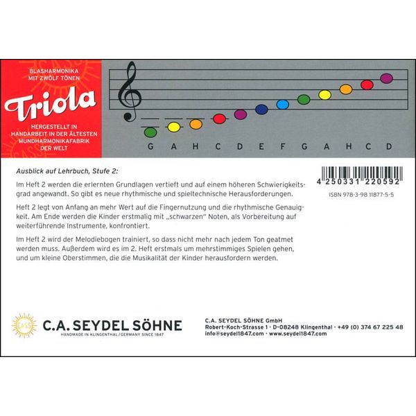C.A. Seydel Söhne Triola Tutorial Book 1 German