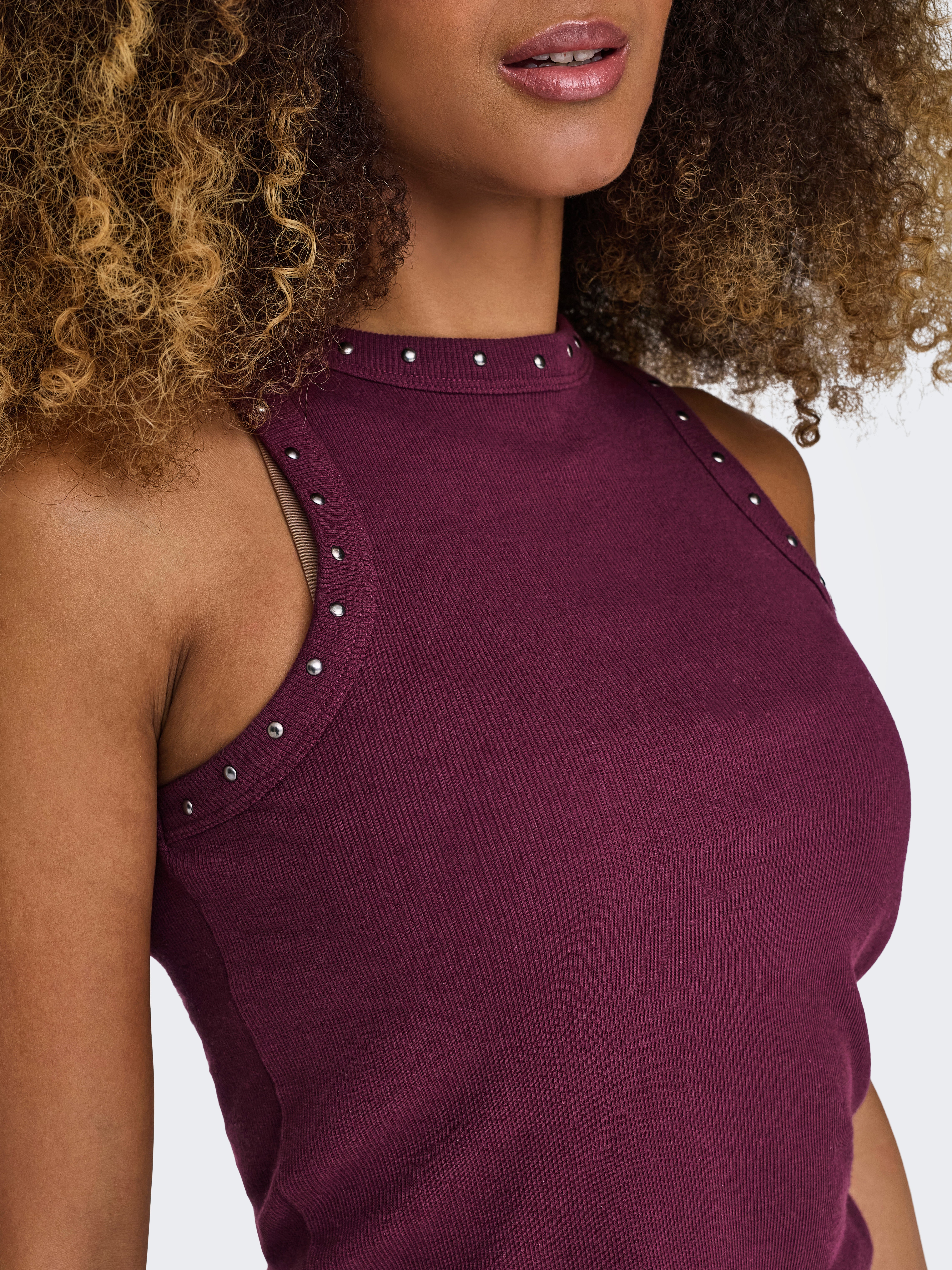 ONLJEAN Top Burgundy