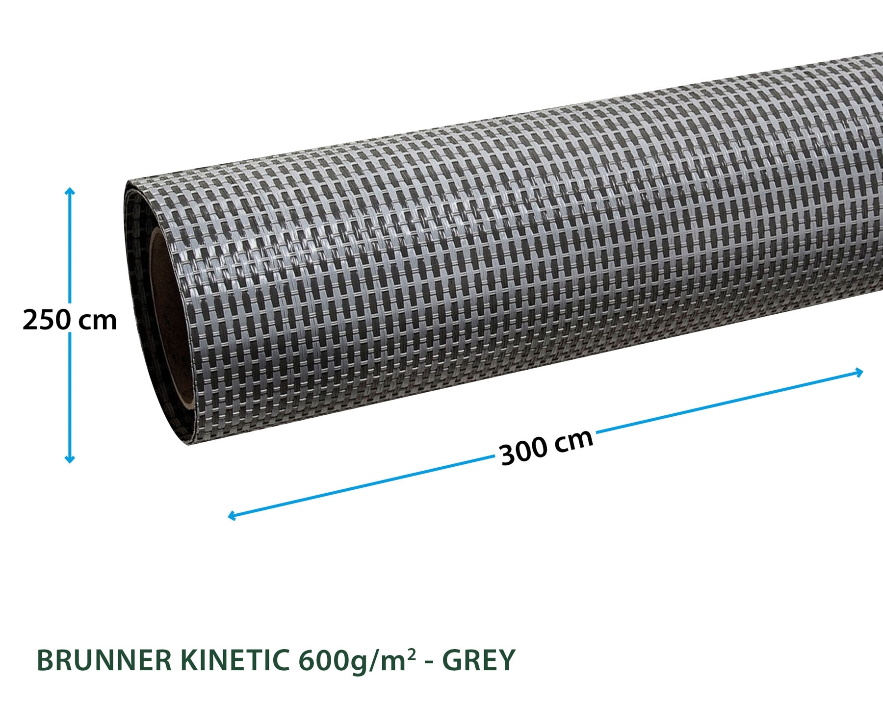 Brunner Kinetic 600 Zeltteppich 300 x 500 cm Blau