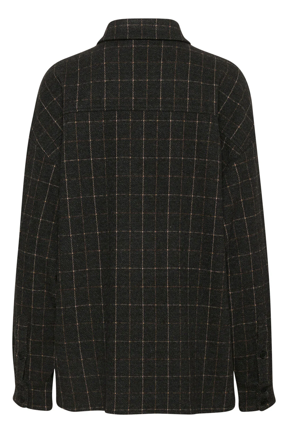GESTUZ  Gracie skjorte - Black and brown check