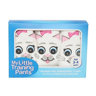My Carry Potty Katt Pottetreningsbukser 3-pack, Hvit