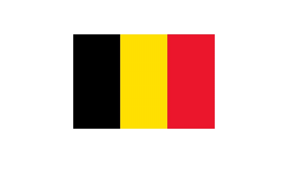 1852 Gæsteflag Belgien 30x45cm
