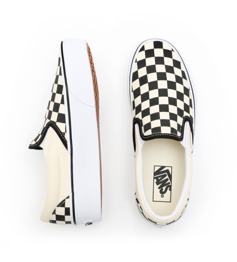 Vans Zapatillas Classic Slip-On Platform branco, preto