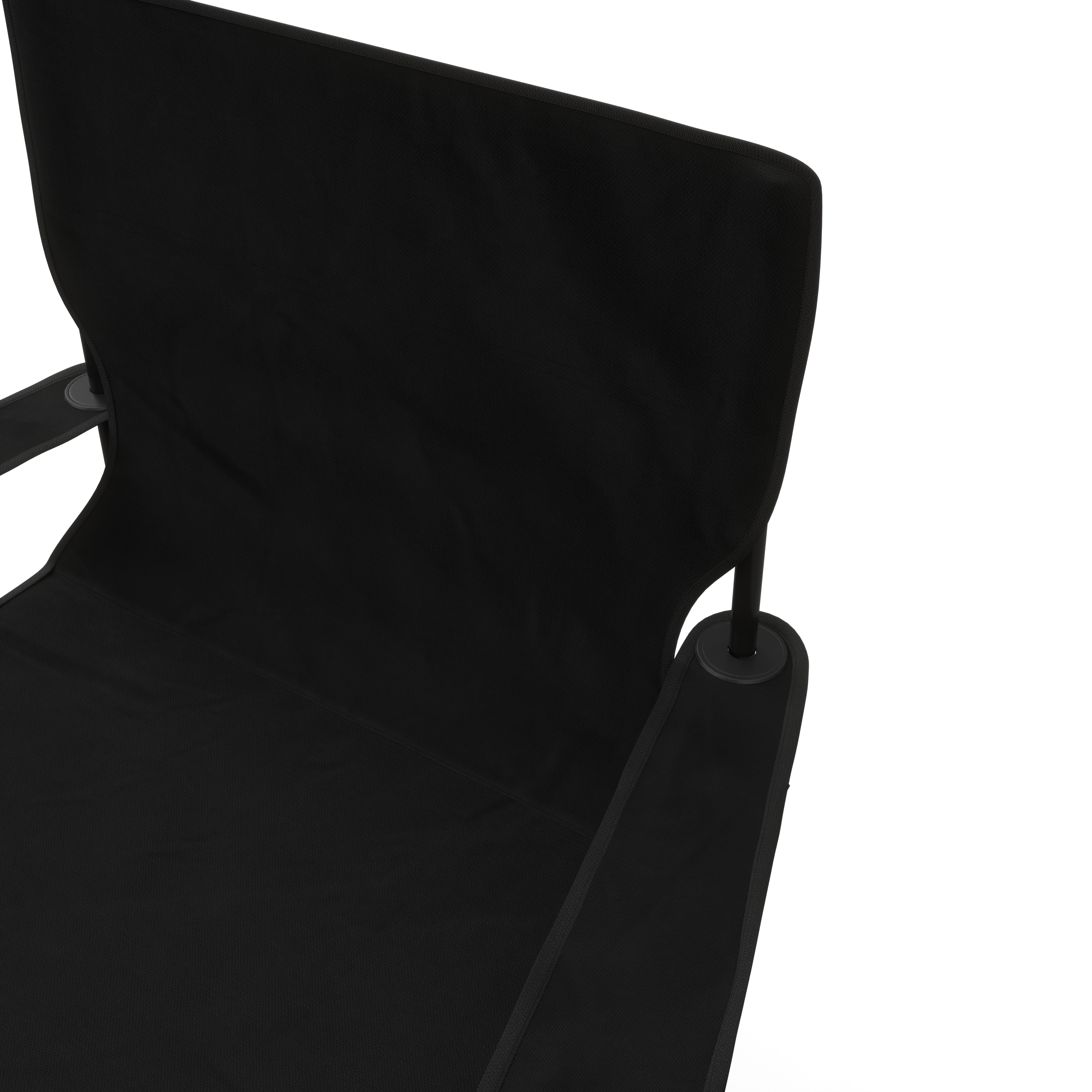 Campingstuhl 4er Set schwarz