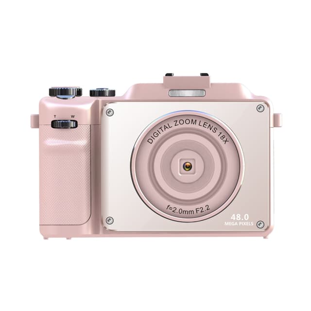 Digitalkamera 4K/48MP/18X digital zoom/stabilisering/autofokus/dobbeltkamera Hvid