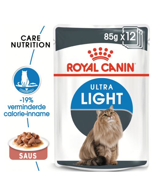 Royal Canin Ultra Light - In Gravy - Kattenvoer - 85 g