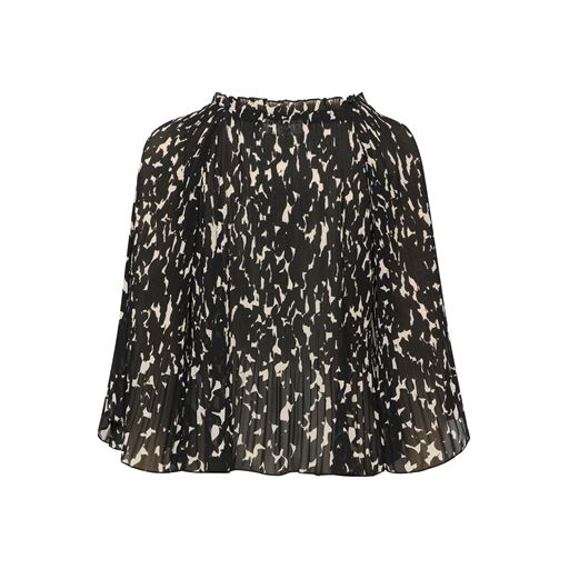 InWear LendraIW Bluse, Graphic Plisse Strokes, 42