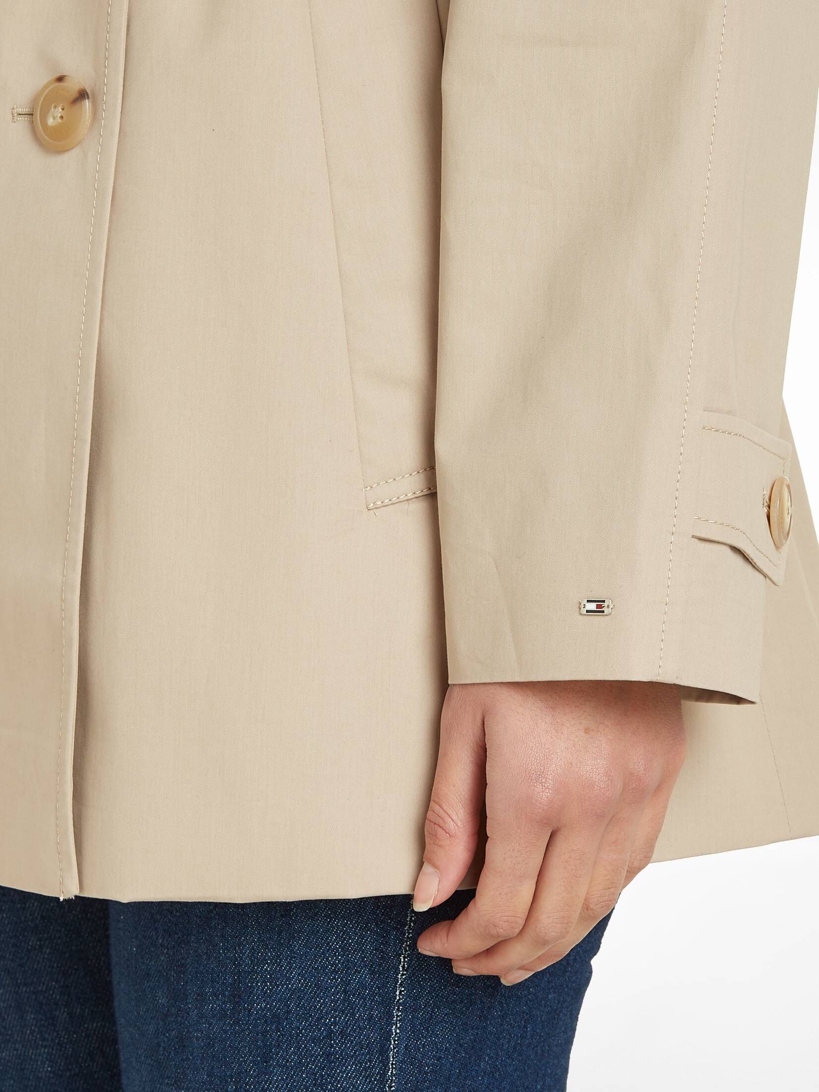 Tommy Hilfiger| Damen Jacke COTTON SHORT TRENCH