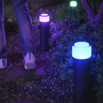 Philips Hue outdoor tuinsokkel Calla zwart