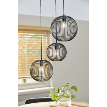 GAMMA hanglamp Nikki zwart Ø60 cm