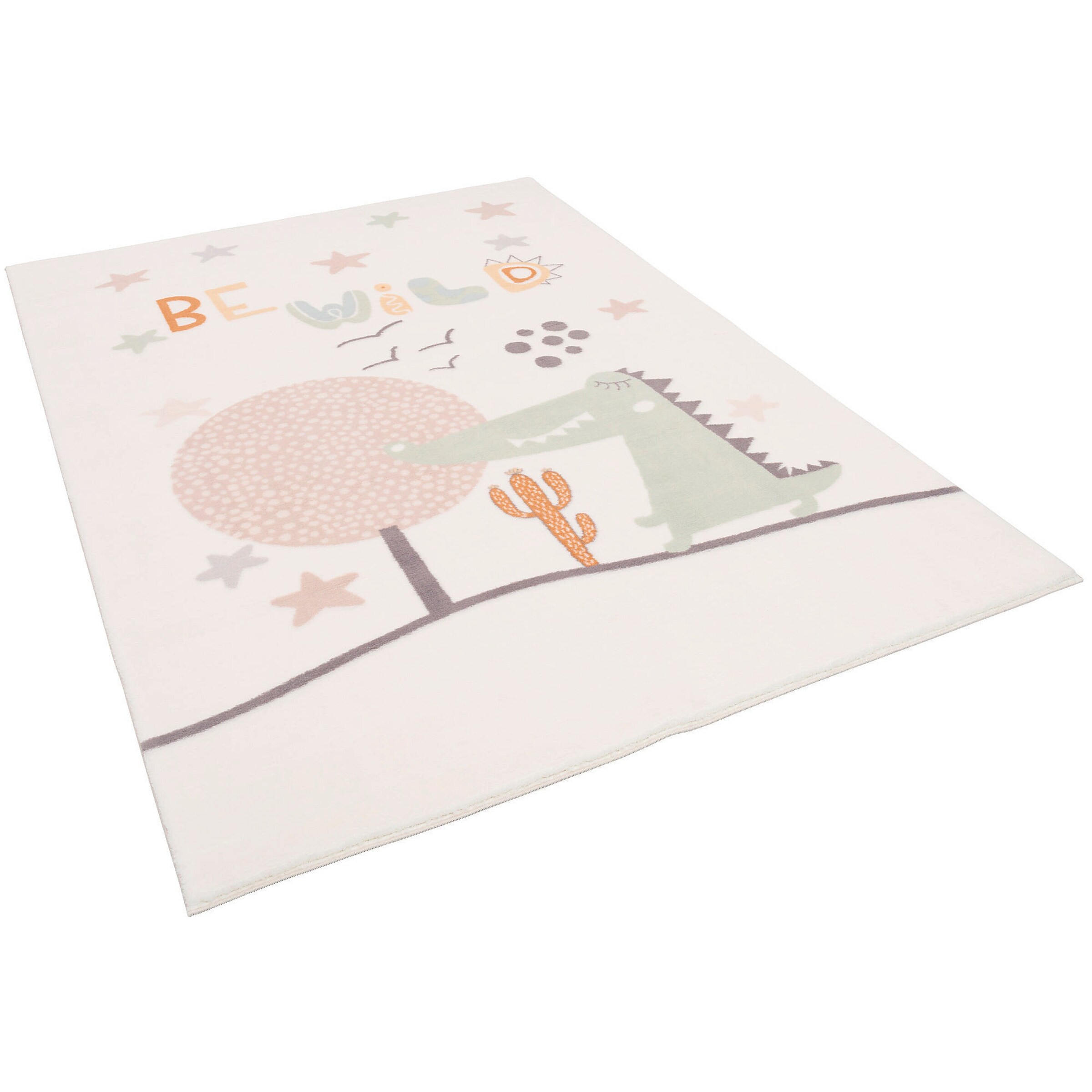 Pergamon Super Soft Fellteppich Pearl Kids Be Wild Bunt