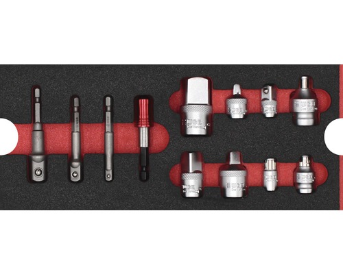Module-inzetadapterset WGB 268 x 38 x 114 mm zwart 12-delig