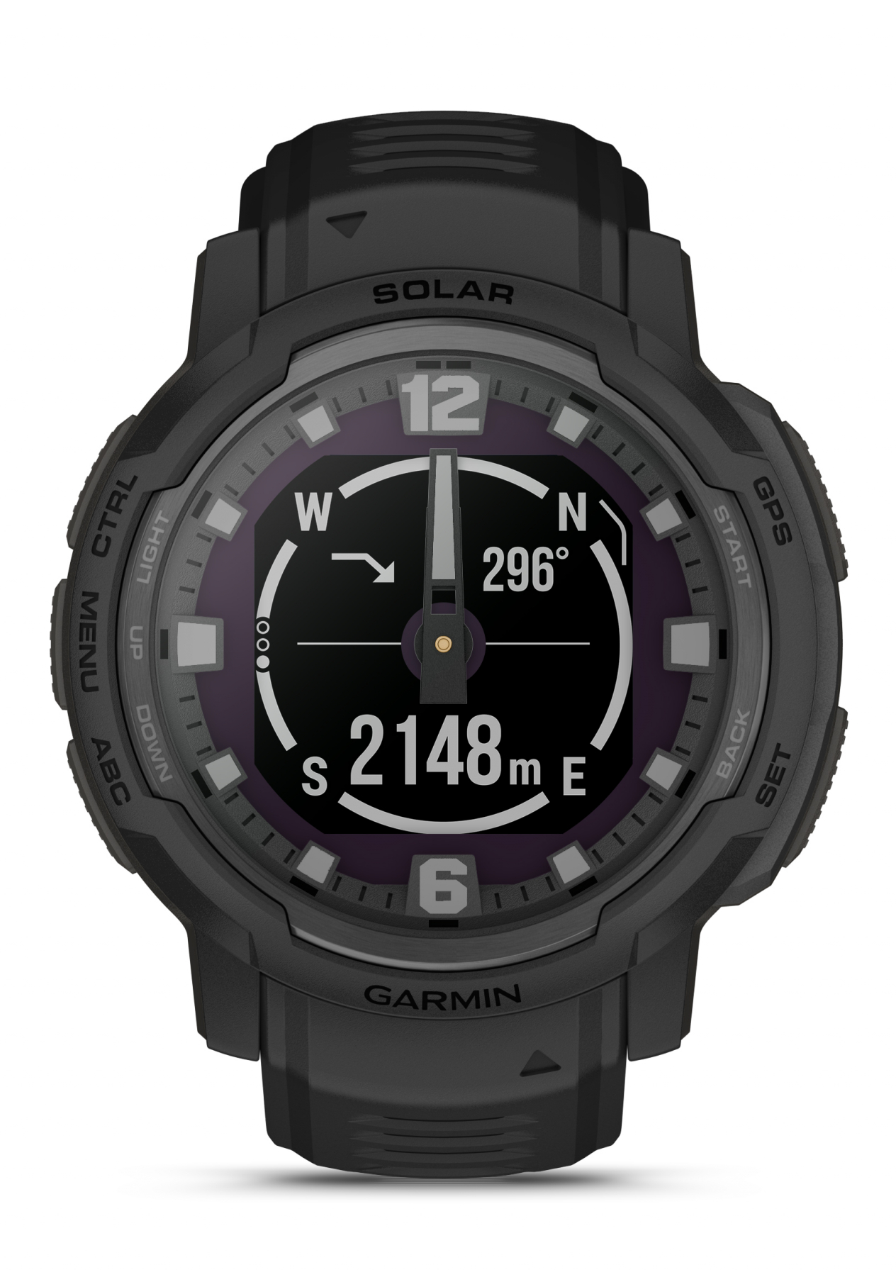 Garmin Instinct Crossover Solar Tactical Edition Black
