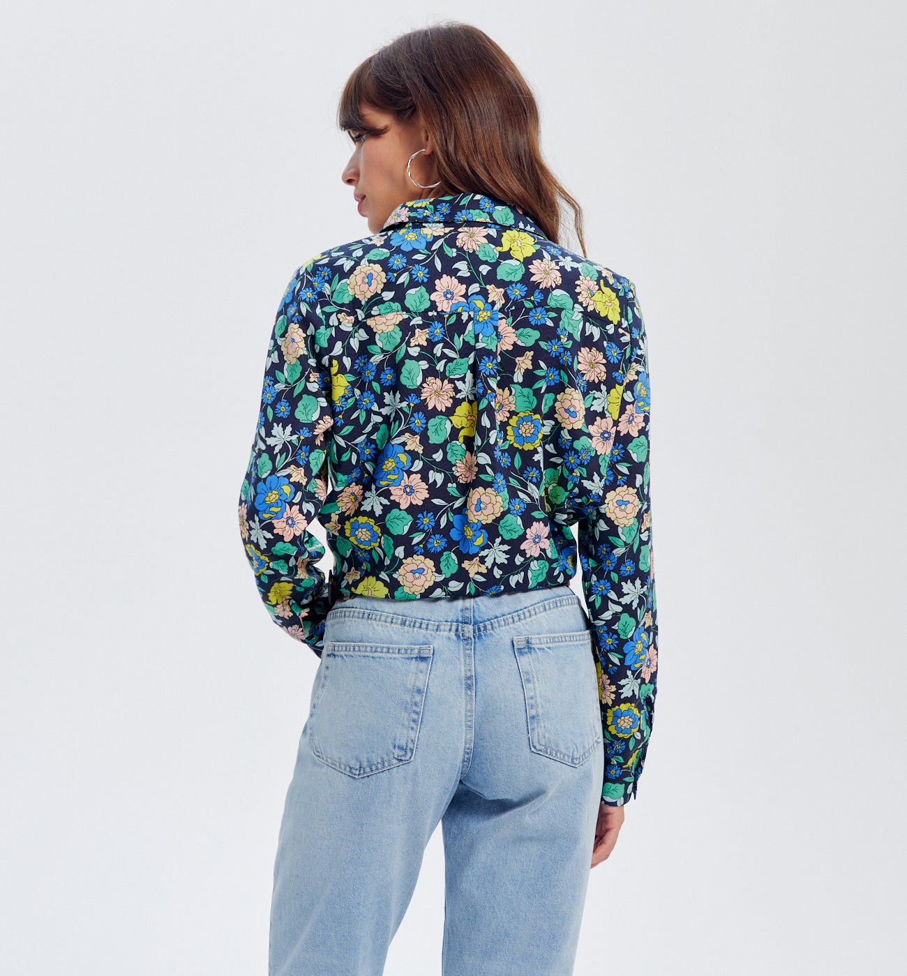 Chemise imprimée Femme - Imprimé marine