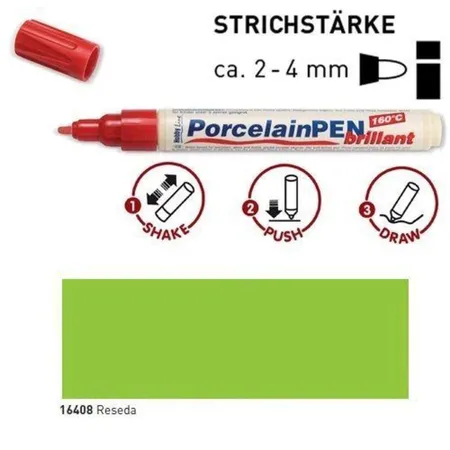 KREUL PorcelainPen brillant 160°C Reseda