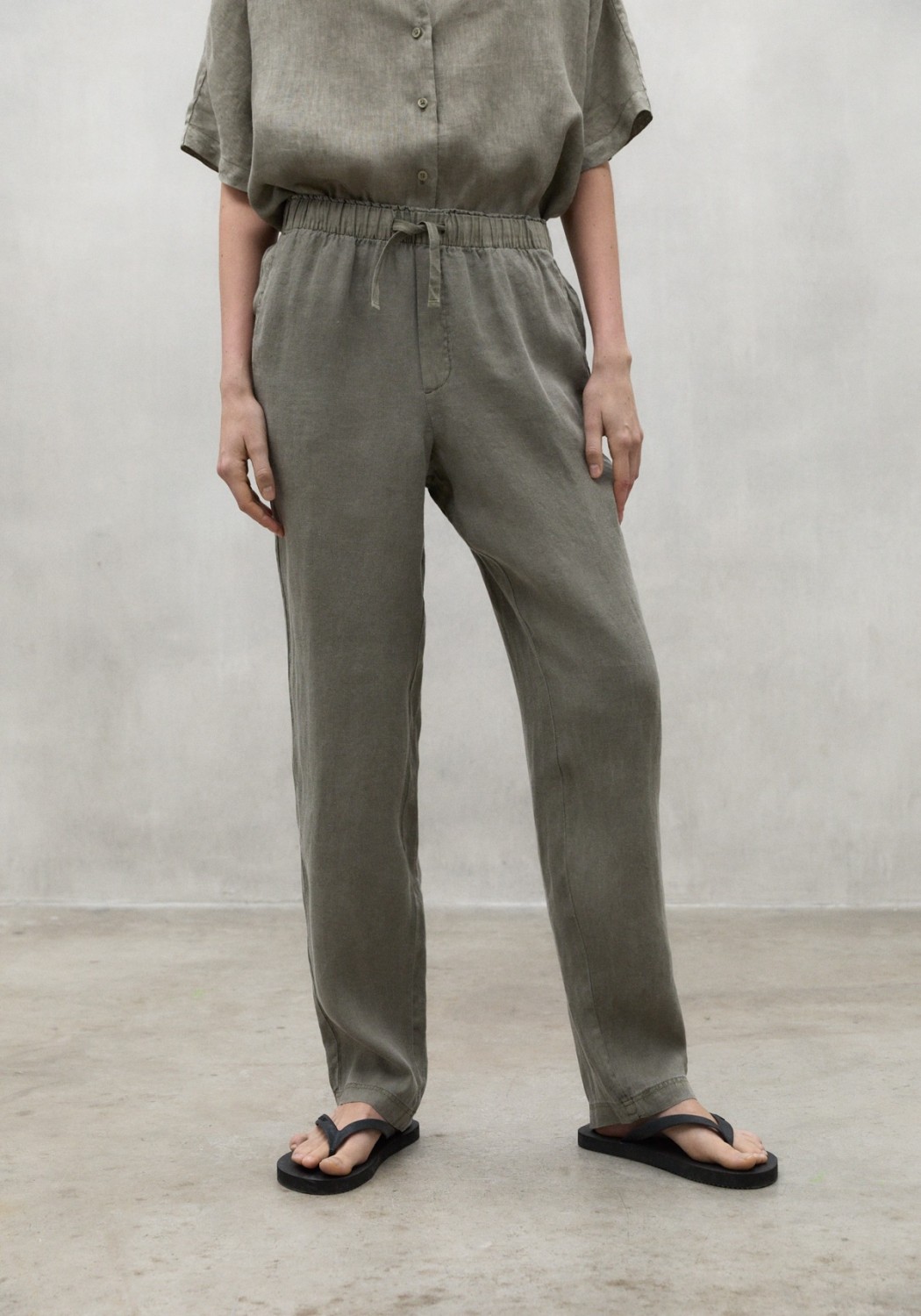 Ecoalf Leinenhose Indo Pants Mermaid