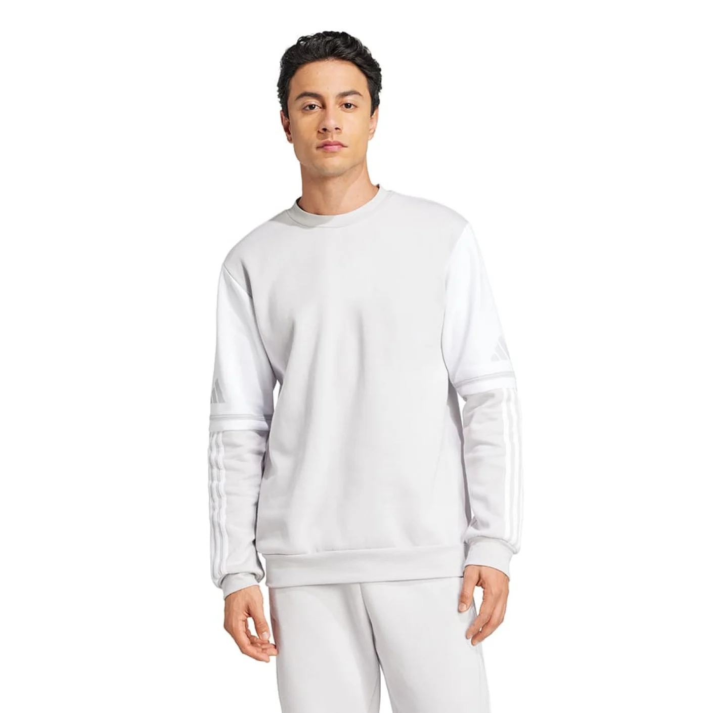 Adidas Squadra 25 Sweater Lichtgrijs Wit