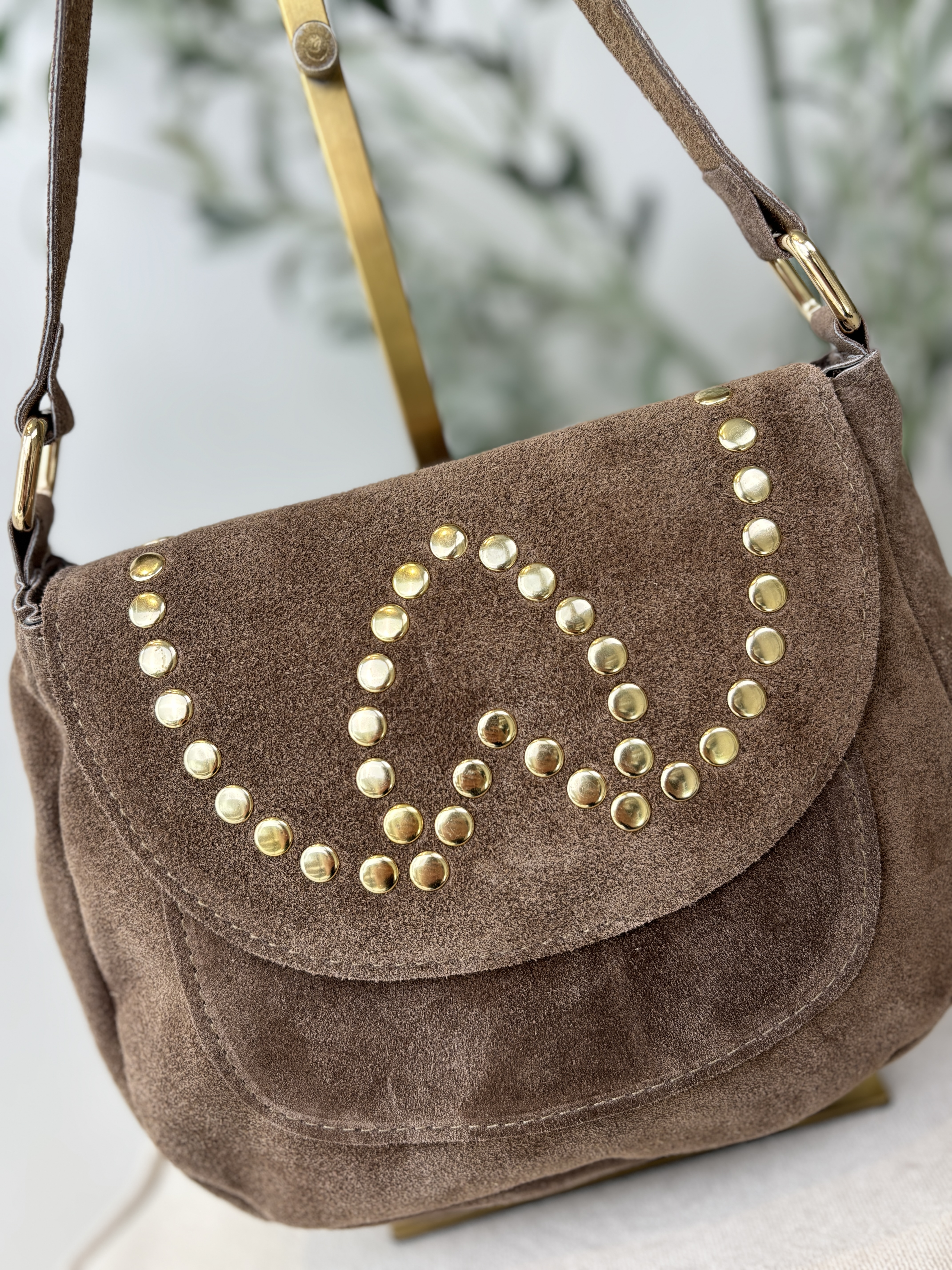 Winona Bag - Suede Taupe
