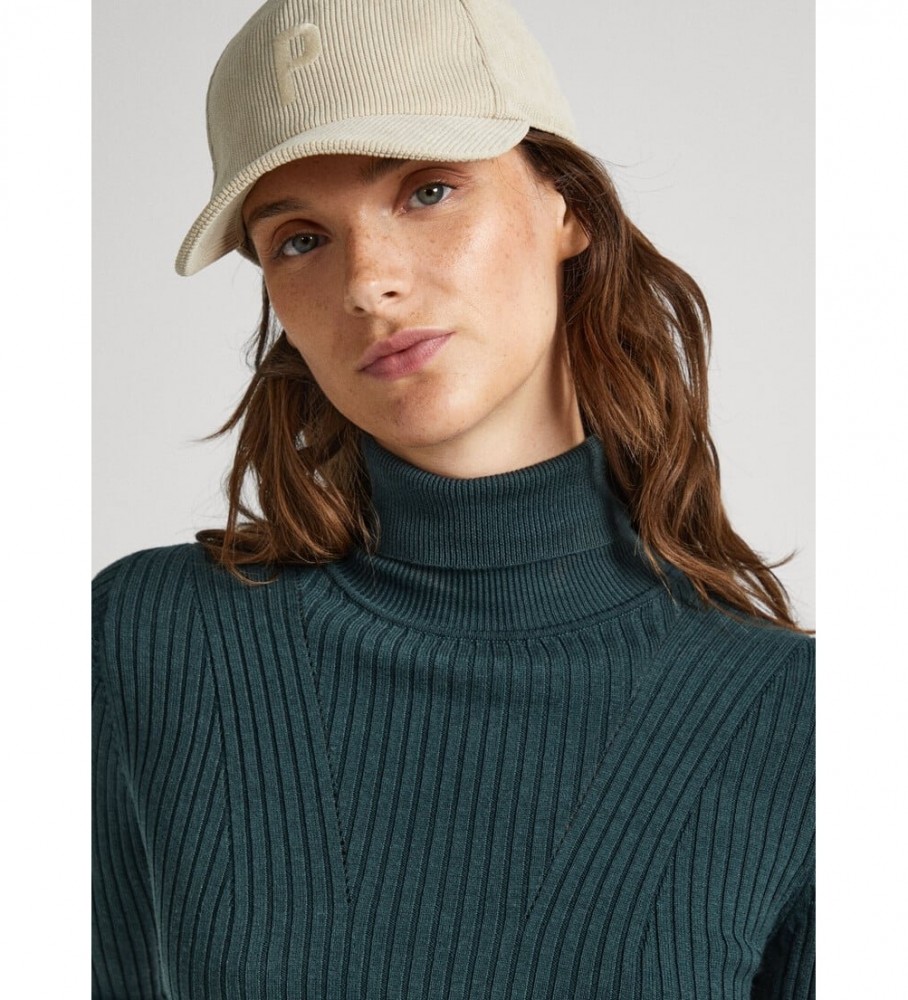 Suéter verde enrolado Dalia da Pepe Jeans