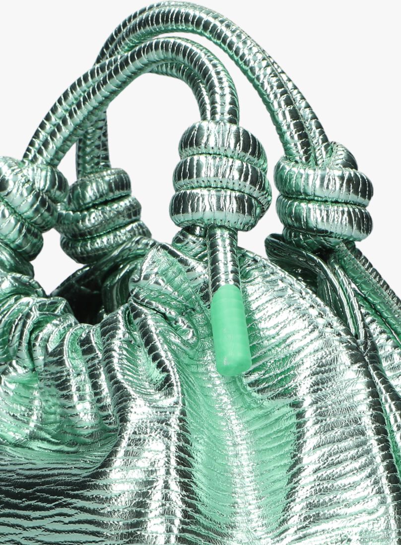 HVISK groene hvisk schoudertas jolly metallic motion