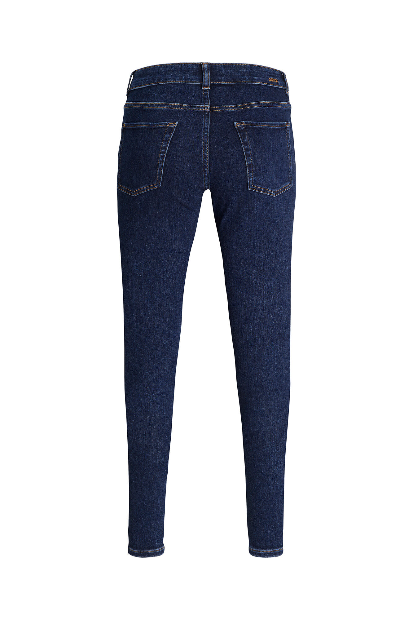 calça jeans skinny azul médio