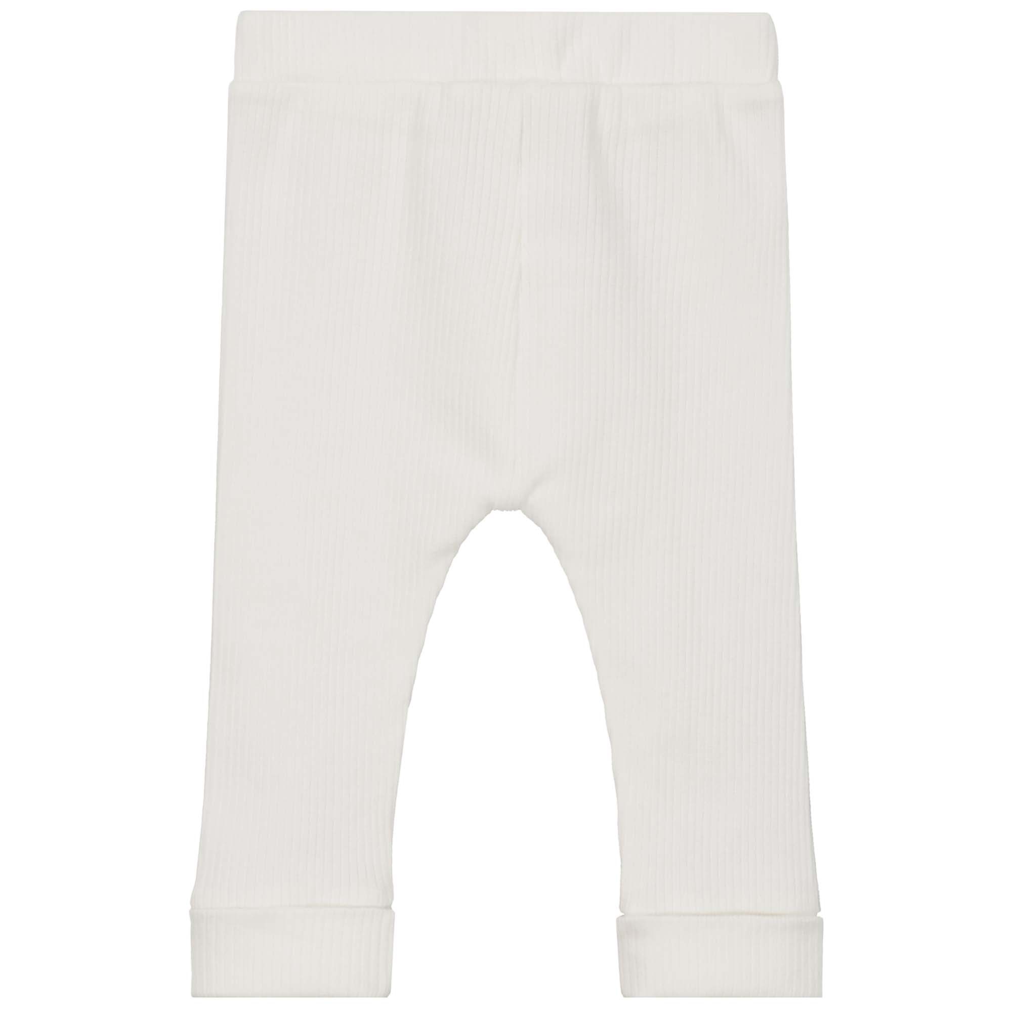 Prénatal newborn broek rib   wit