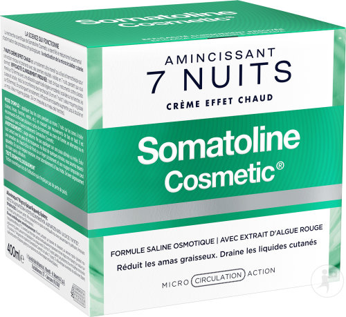 Somatoline Cosmetic Amincissant 7 Nuits Crème Effet Chaud 400ml