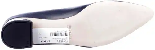 32095 Brunate blauw - maat 45 pump blauw - maat 45 Calandschoen