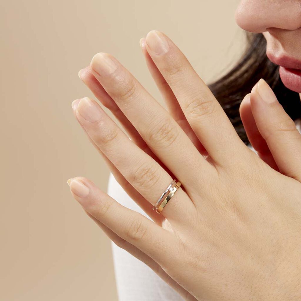 Bague Lola Or Bicolore Diamant