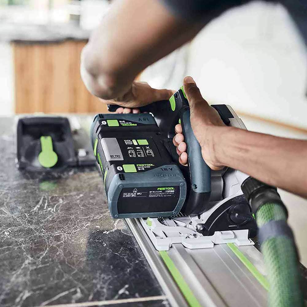 FESTOOL 18V Brushless 2 x 5.2Ah 160mm TSC 55K Plunge Saw Bluetooth XL Kit 577113