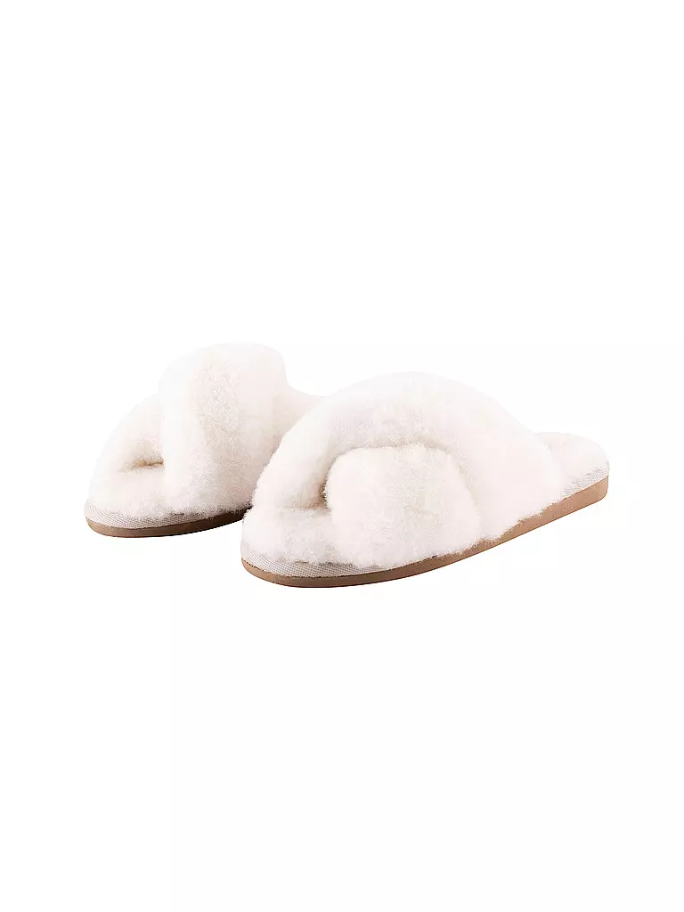 SHEPHERD OF SWEDEN Hausschuhe - Pantoletten LOVISA creme