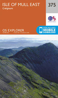 Isle of Mull East - OS Explorer Map 375 (Sheet map, folded)