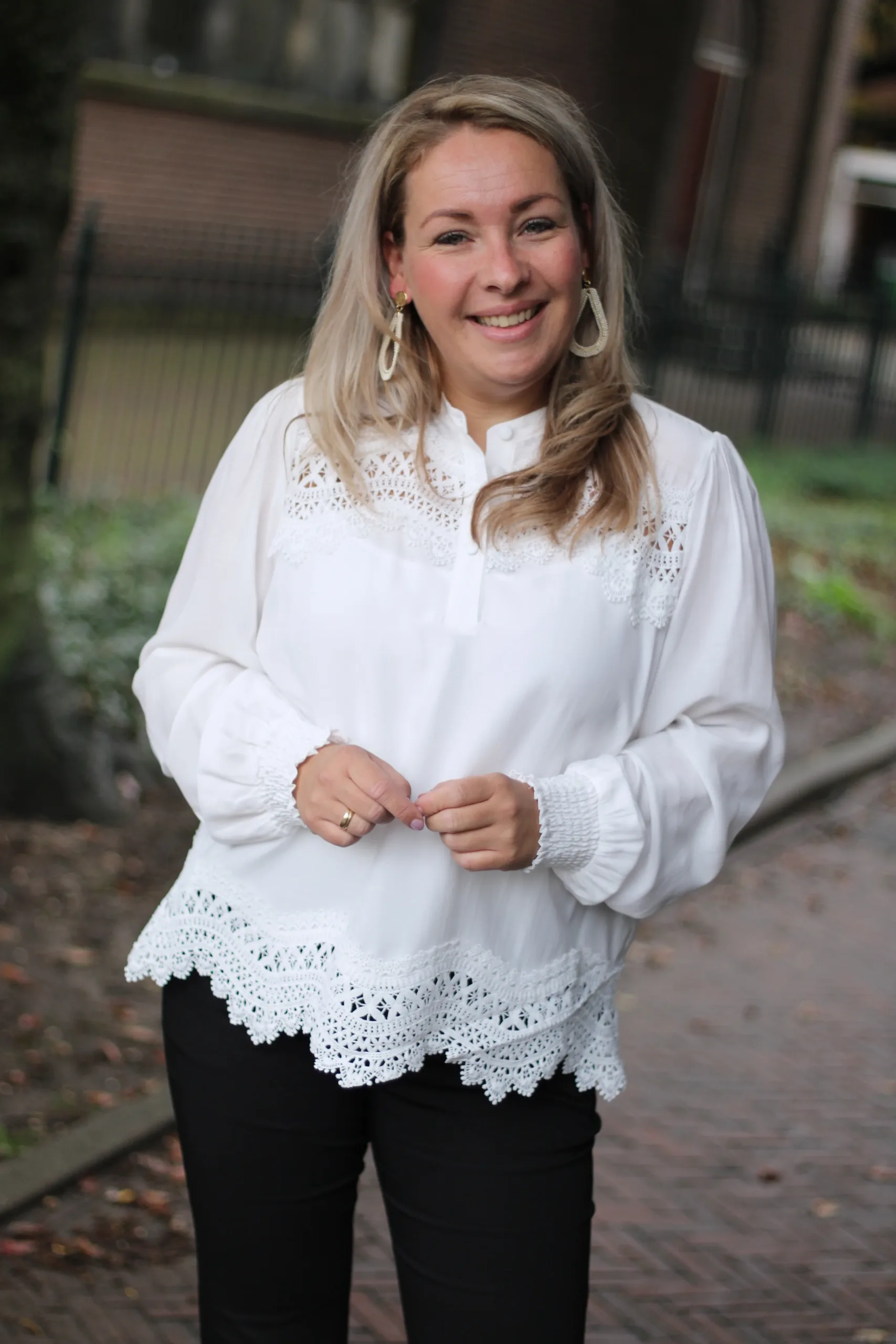 Culture - Tiffany Blouse - Spring Gardenia
