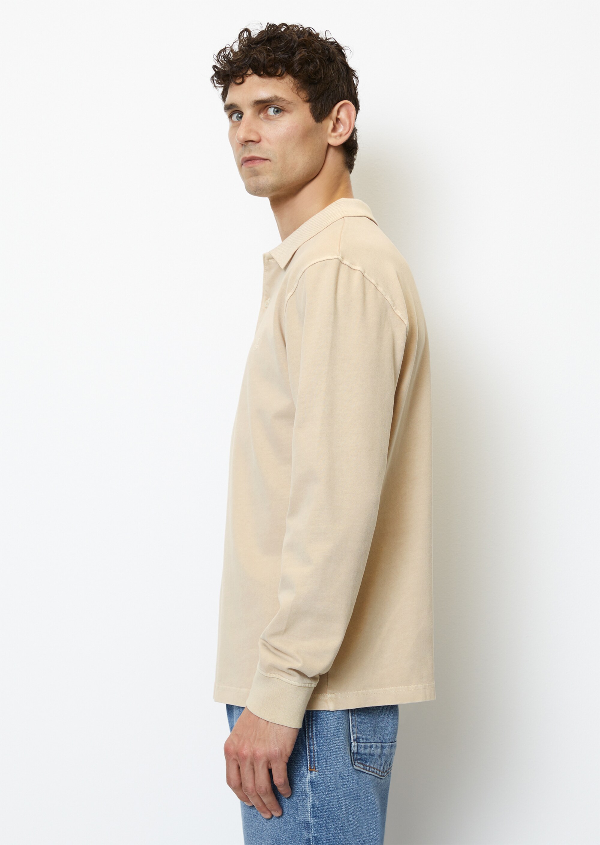 Poloshirt Jersey regular in schwerer Soft-Touch-Jersey-Qualität