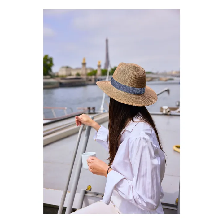 Lastelier Chapeau Portifino Lurex | Gris graphite