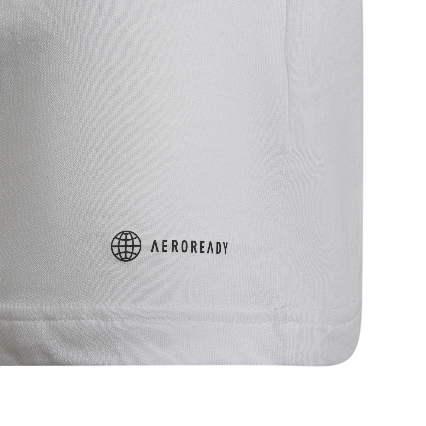 Adidas Entrada 22 T-Shirt Kids Wit Zwart