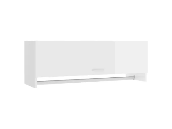 Garde-robe Blanc brillant 100x32,5x35