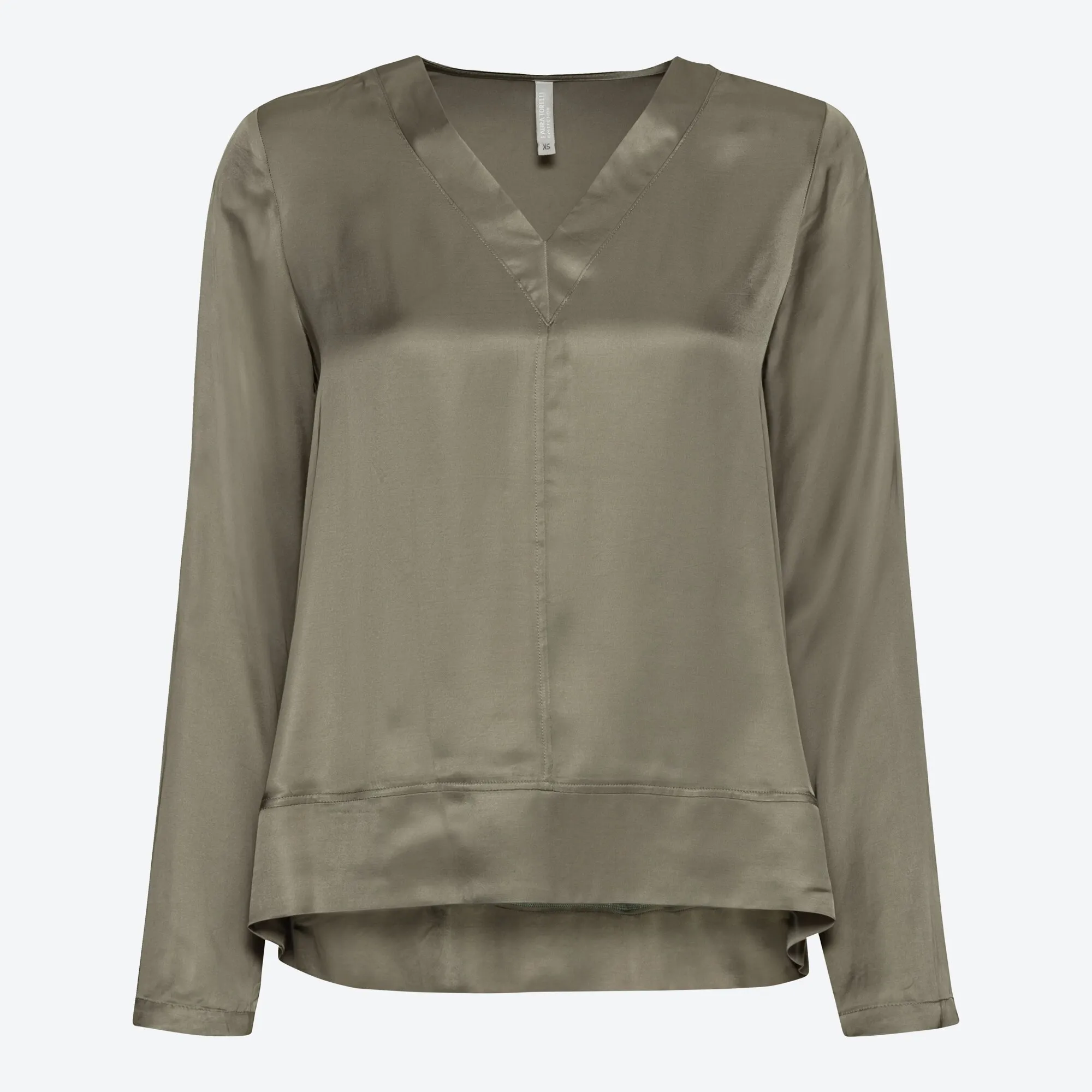 Damen-Bluse in Satin-Optik