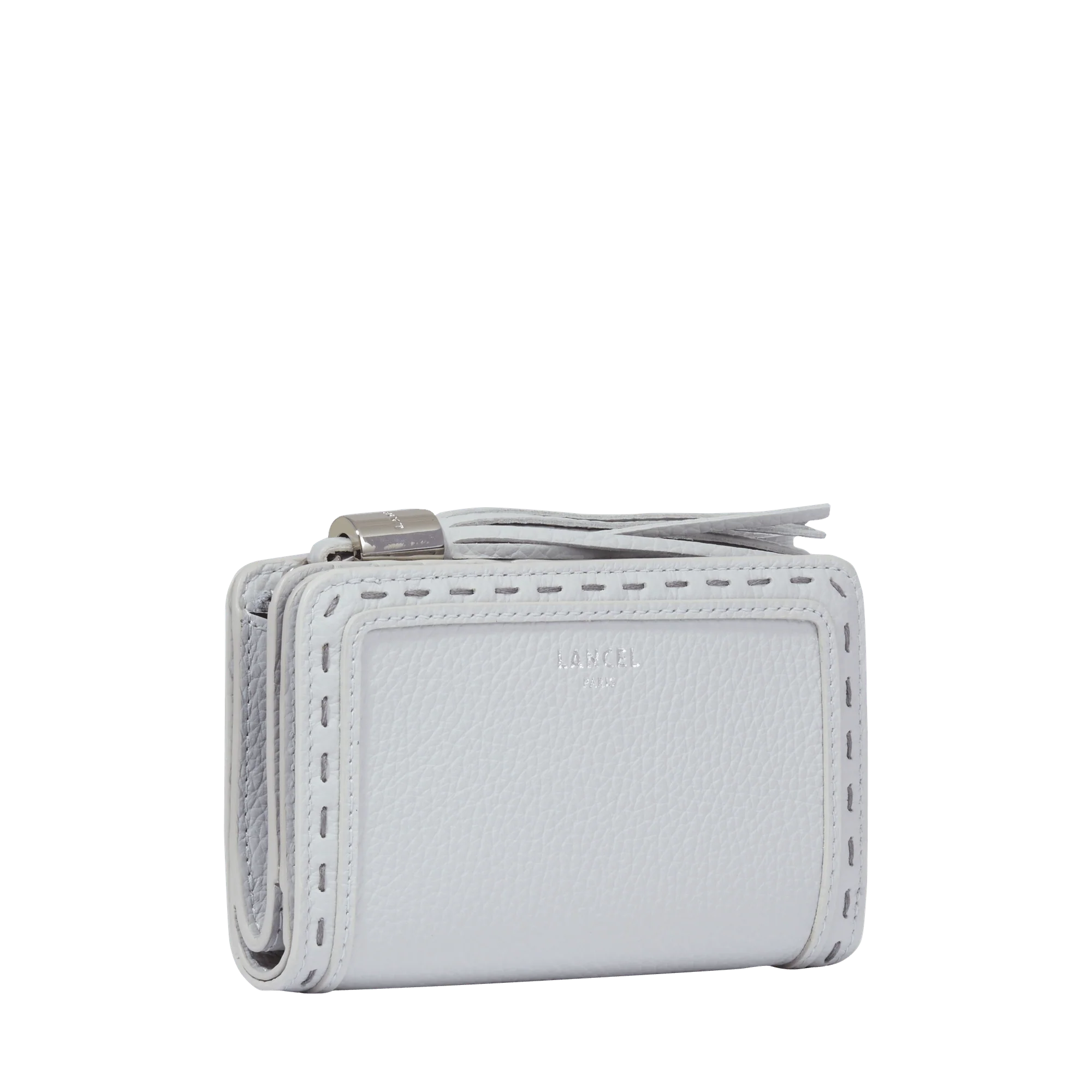 Portefeuille rectangulaire compact zippé Premier Flirt de Lancel-Glace