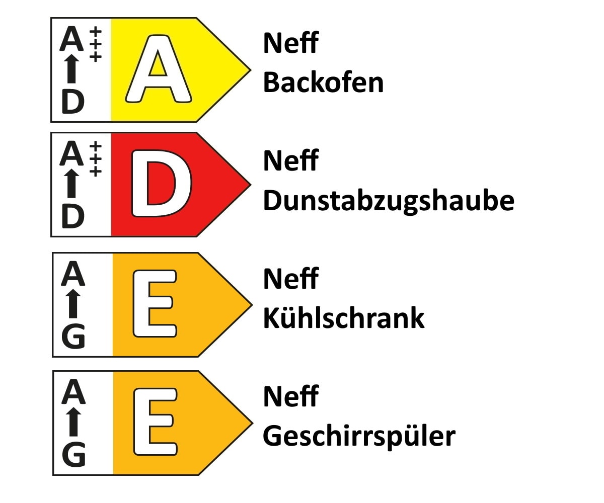 Einbauküche Esilia, sand, inkl. Neff Elektrogeräte