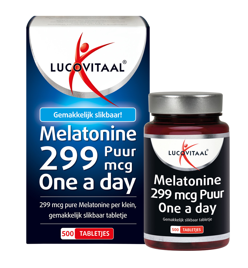 Lucovitaal Melatonine Puur 299mcg (500 tabletten)